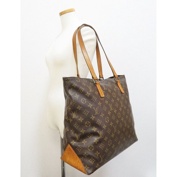 Authentic Oversized LOUIS VUITTON Cabas Mezzo Monogram Shoulder Tote Bag Purse - Picture 2 of 14